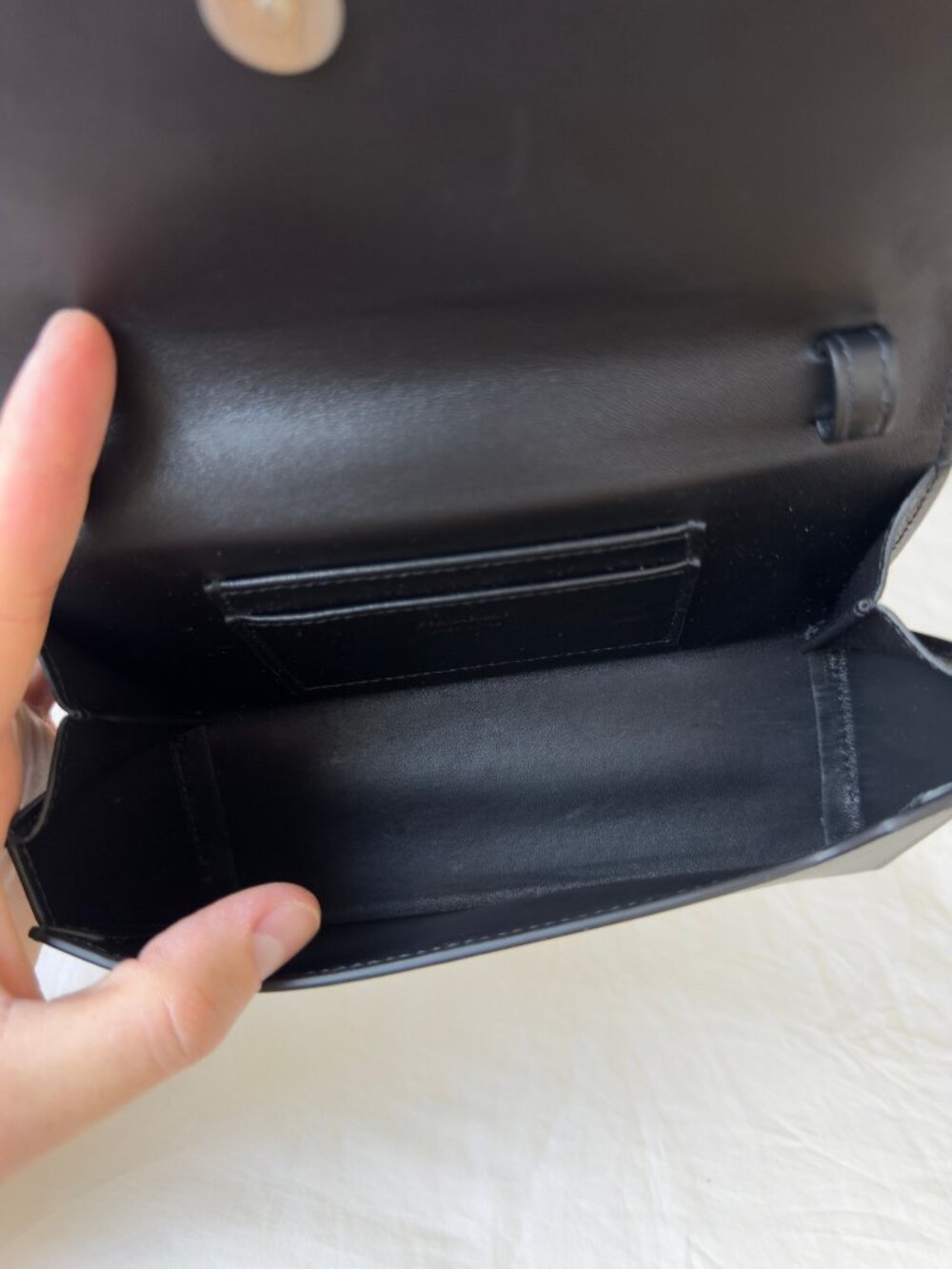 Ferragamo Black Leather Bag with Removable Shoulder Strap - Picture 11 of 14